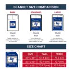 customized air force falcons paint strokes blue white blanket best selling