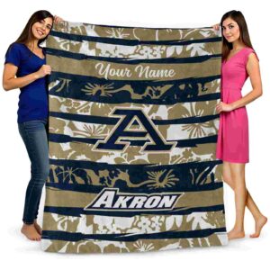 customized akron zips floral stripes blue white blanket fashion forward