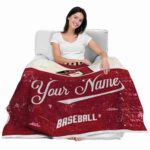 customized arizona diamondbacks grunge texture red white blanket latest model