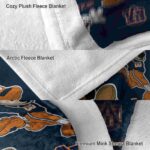 customized auburn tigers mickey navy blue blanket best selling