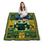 customized baylor bears baby yoda green blanket best selling