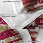 customized boston college eagles floral stripes maroon white blanket premium grade