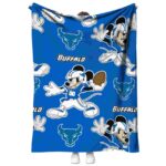 customized buffalo bulls mickey royal blue blanket best selling