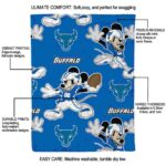 customized buffalo bulls mickey royal blue blanket best selling