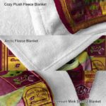 customized central michigan chippewas baby yoda maroon blanket best selling