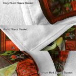 customized cleveland browns baby yoda brown blanket best selling