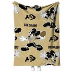 customized colorado buffaloes mickey gold blanket best selling