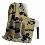customized colorado buffaloes mickey gold blanket top rated