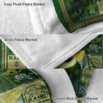 customized colorado state rams baby yoda green blanket best selling
