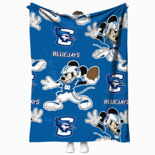 customized creighton bluejays mickey blue blanket best selling