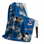 customized creighton bluejays mickey blue blanket best selling