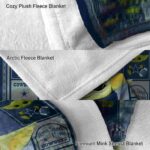 customized dallas cowboys baby yoda blue blanket premium grade