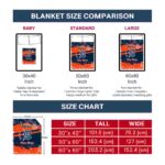 customized detroit tigers grunge streaks navy blanket trendy