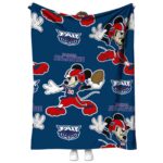 customized florida atlantic owls mickey blue blanket best selling
