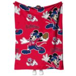 customized fresno state bulldogs mickey red blanket best selling