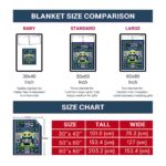 customized georgia southern eagles baby yoda blue blanket trendy