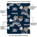 customized georgia southern eagles mickey blue blanket new arrival