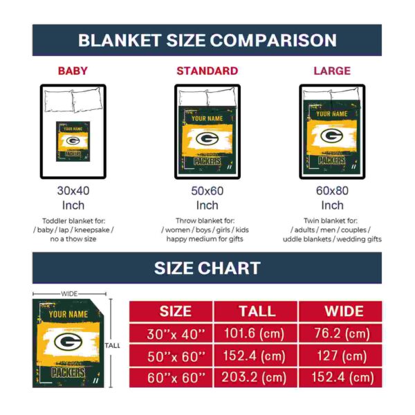 customized green bay packers paint strokes green white blanket trendy