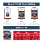 customized houston astros grunge streaks blue blanket trendy