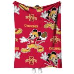 customized iowa state cyclones mickey red blanket best selling