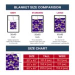 customized james madison dukes mickey purple blanket best selling