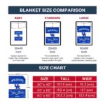 customized kentucky wildcats grunge texture blue white blanket trendy
