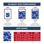 customized kentucky wildcats mickey blue blanket best selling