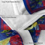 customized la tech baby yoda blue blanket best selling