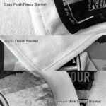customized los angeles kings paint strokes black white blanket best selling