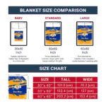 customized los angeles rams grunge streaks blue blanket trendy