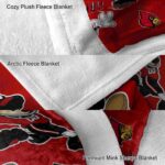 customized louisville cardinals mickey red blanket best selling