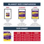 customized lsu tigers grunge streaks purple blanket best selling