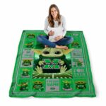 customized marshall thundering herd baby yoda green blanket best selling
