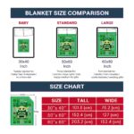customized marshall thundering herd baby yoda green blanket best selling