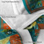 customized miami dolphins baby yoda aqua blanket best selling