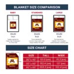 customized minnesota golden gophers paint strokes maroon white blanket best selling