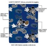 customized nevada wolf pack mickey blue blanket new arrival