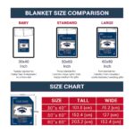 customized nevada wolf pack paint strokes blue white blanket best selling