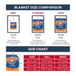 customized new york islanders grunge streaks blue blanket best selling