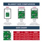 customized north texas mean green mickey green blanket best selling