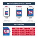 customized philadelphia 76ers paint strokes blue white blanket best selling