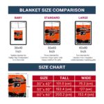 customized philadelphia flyers grunge streaks orange blanket trendy