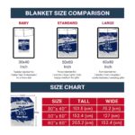 customized rice owls grunge streaks navy blue blanket trendy
