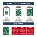 customized south florida bulls mickey green blanket trendy