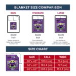 customized tcu horned frogs baby yoda purple blanket best selling
