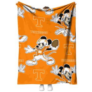 customized tennessee volunteers mickey orange blanket best selling