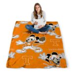 customized tennessee volunteers mickey orange blanket high quality
