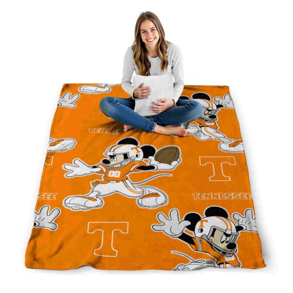 customized tennessee volunteers mickey orange blanket high quality