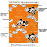 customized tennessee volunteers mickey orange blanket new arrival