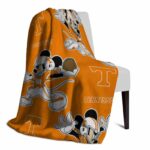customized tennessee volunteers mickey orange blanket top rated